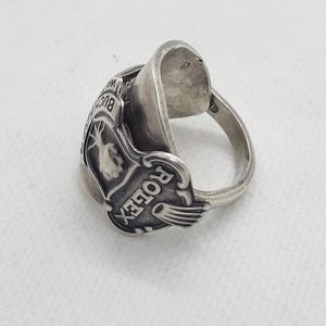Handmade Authentic Rolex Whole Spoon Ring Size 7.5 - Not A Cast